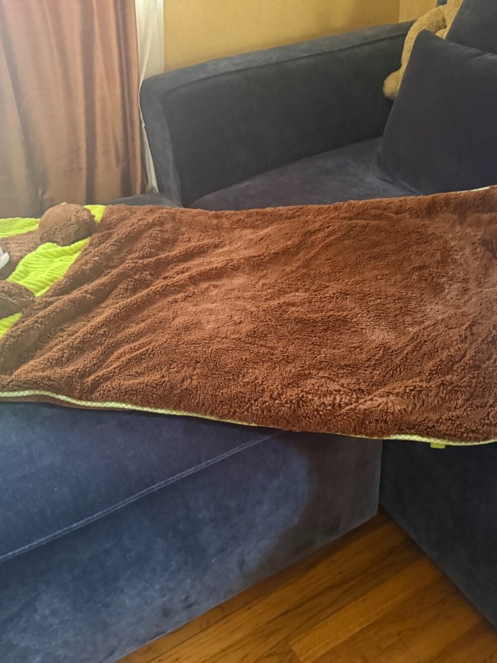 Hugfun Animal Slumber Bag, Brown Dog